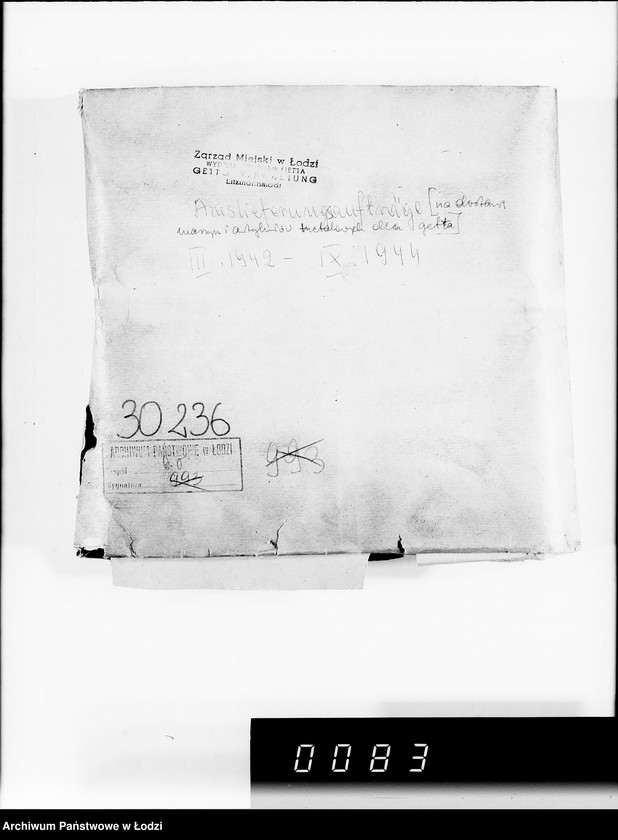 Obraz 2 z jednostki "Auslieferungsaufträge [na dostawę maszyn i artykułów metalowych do Getta]"