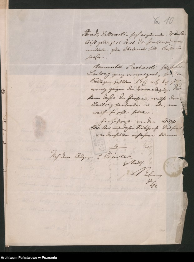 Obraz 13 z jednostki "A. betr. den Gutsbesitzer Stanislaus von Arndt, Johann von Arndt Landschaftsrat aus Dobieszewice"