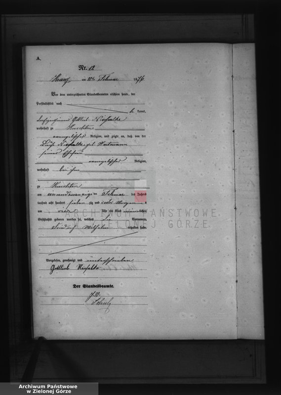 Obraz 16 z jednostki "Geburts-Haupt-Register"