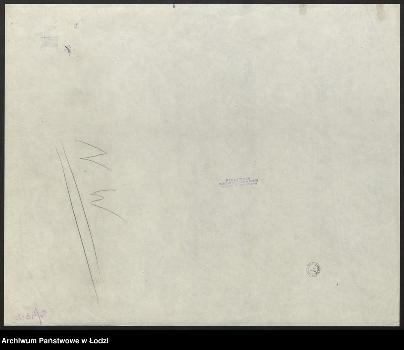 Obraz 3 z jednostki "Plan m. Łodzi 1:2000, odbitka. Sekcja NW111"