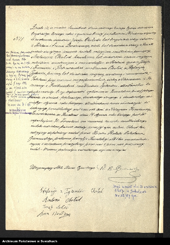 image.from.unit.number "Akta m[ałżeństw] z[gonów] 1933"