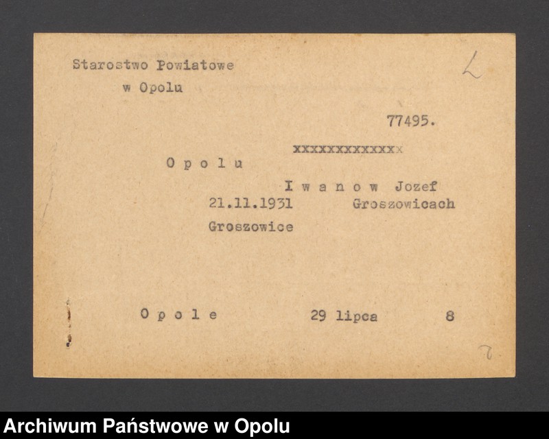 Obraz 4 z jednostki "Rodenbach (Jankowitz-Rauden), Krs. Ratibor"