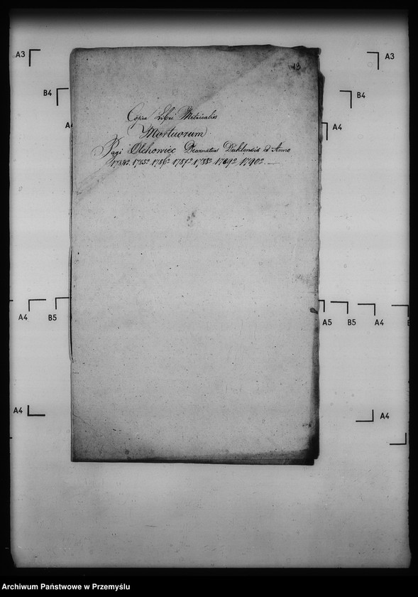 image.from.unit.number "[Kopie ksiąg metrykalnych parafii Olchowiec z filiami Ropianka, Wilsznia (dekanat Dukla)]"