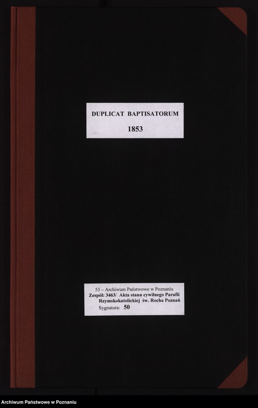 Obraz 2 z jednostki "Duplicat baptisatorum"