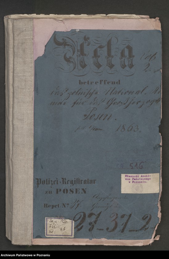 Obraz 2 z jednostki "A. betr. das polnische National Komitee für das Grossherzogtum Posen"