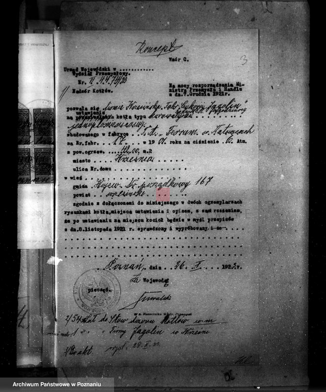Obraz 7 z jednostki "Poznańska Termochemiczna Przetwórnia padliny Poznań-Główna nr woj. 167 pierwszy własność Bracia Drabińscy tartak w Janówcu pow. żniński"