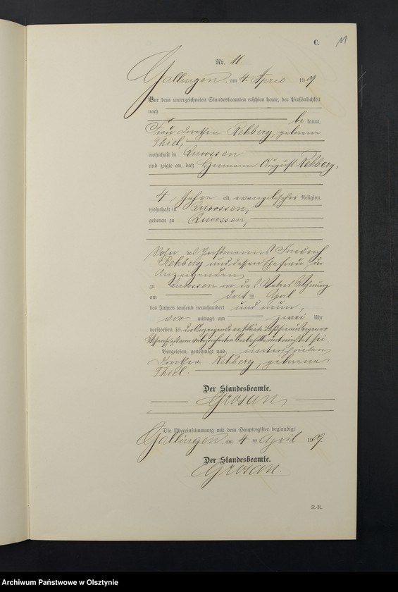 image.from.unit.number "Sterbe-Neben-Register Nr 1 - 28"