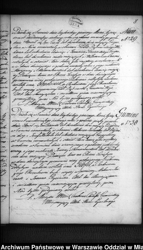 image.from.unit.number "Akta urodzeń, małżeństw, zgonów"