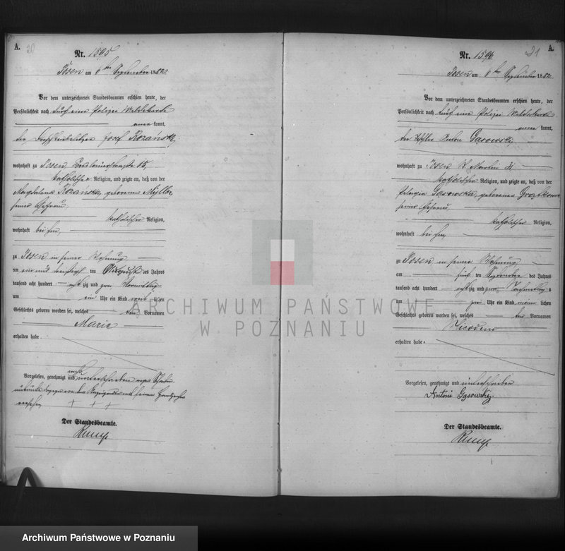 Obraz 12 z jednostki "Księga urodzeń t. IV"