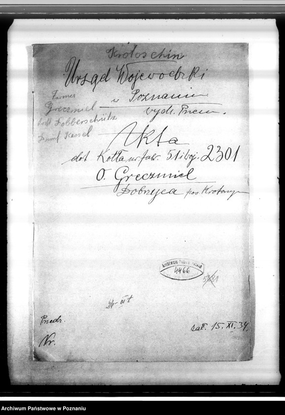 Obraz 4 z jednostki "Mleczarnia w Dobrzycy pow. krotoszyński, własność O. Greczmiela nr woj. kotła 2301"