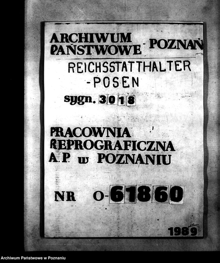 Obraz 1 z jednostki "Wirtschaftsplan Gostynin und Gąbin"