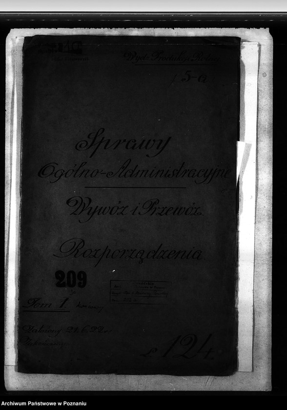 Obraz 4 z jednostki "Sprawy ogólno - administracyjne. Wywóz i przewóz - rozporządzenia"