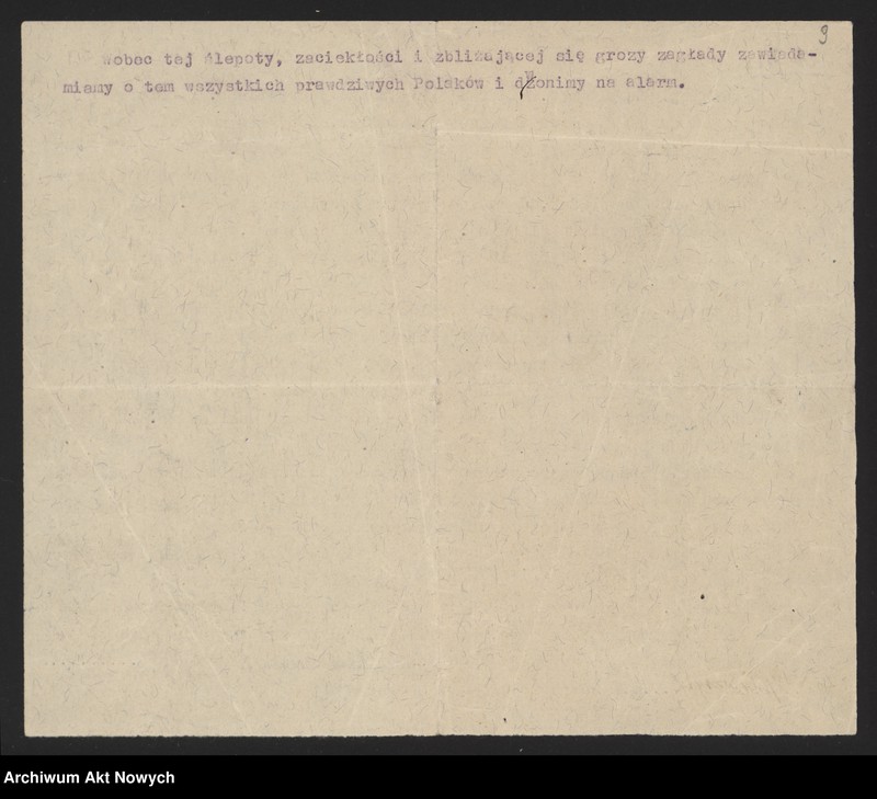 image.from.unit.number "Zjazd w Morges. Komunikaty, projekt oświadczenia I. J. Paderewskiego (rękopis W. Witosa), uchwała"
