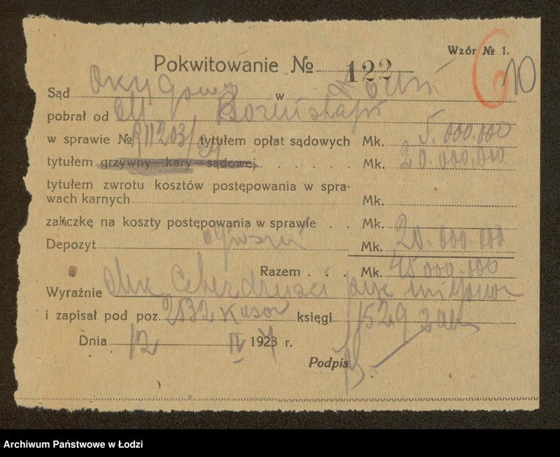 Obraz 12 z jednostki "Moszek Borensztajn- sprzedaż wyrobów tytoniowych"