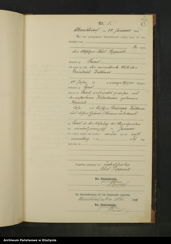 image.from.unit.number "Sterbe-Neben-Register Nr 1 - 32"