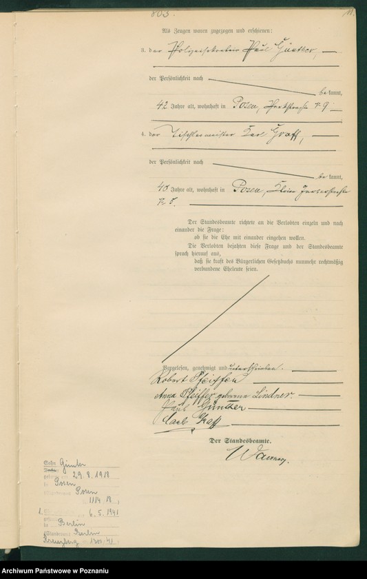 Obraz 13 z jednostki "Księga miejscowa małżeństw tom IV"