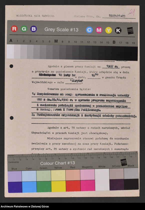 image.from.unit.number "Protokóły z posiedzeń Komisji Oświaty i Wychowania Wojewódzkiej Rady Narodowej w Zielonej Górze; Nr 2 - 5 "