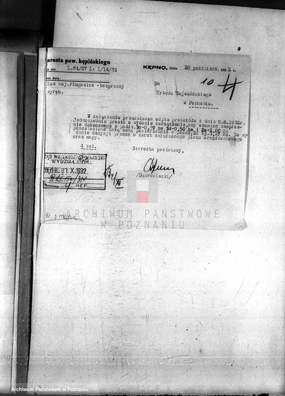 Obraz 14 z jednostki "Nadzór nad gospodarką w lasach majętności Plugawice powiat kępiński"