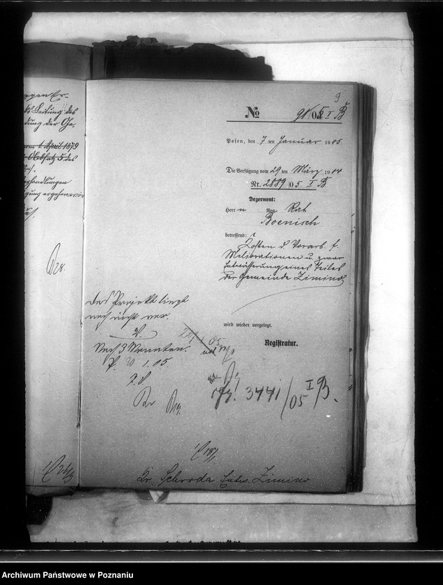 Obraz 12 z jednostki "Die Entwässerung einer Teiles der Germeinde und Gutsfeldmark Zimino im Kreise Schroda"