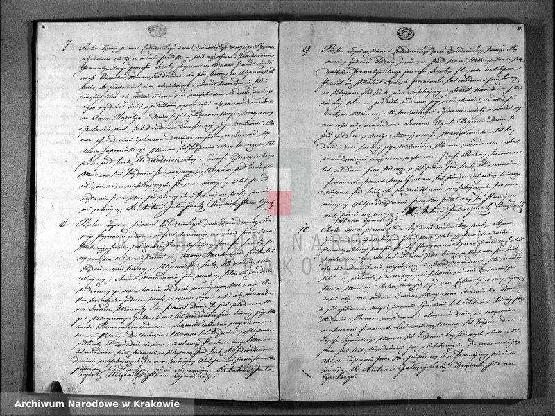 Obraz 5 z jednostki "Księga Aktów Urodzenia i Uznania Parafii Sgo Floryana na Rok 1840"
