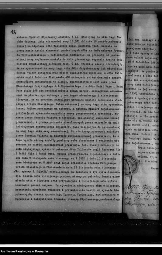 Obraz 17 z jednostki "Majątek Tuliszków, Rysiu, Szubianki powiatu konińskiego /nadzór nad gospodarką leśną/"