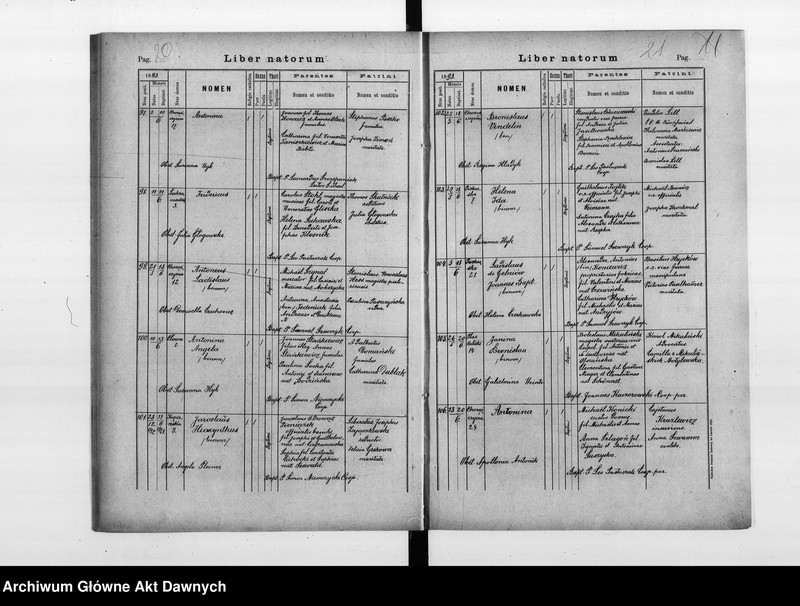 image.from.unit.number "Parafia: Lwów, parafia św. Andrzeja. Dekanat: Lwów. Księga metrykalna urodzeń, ślubów i zgonów dla całej parafii."