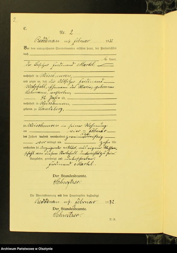 image.from.unit.number "Sterbe-Neben-Register Nr 1 - 19 [ Księga zgonów - wtóropis ]"
