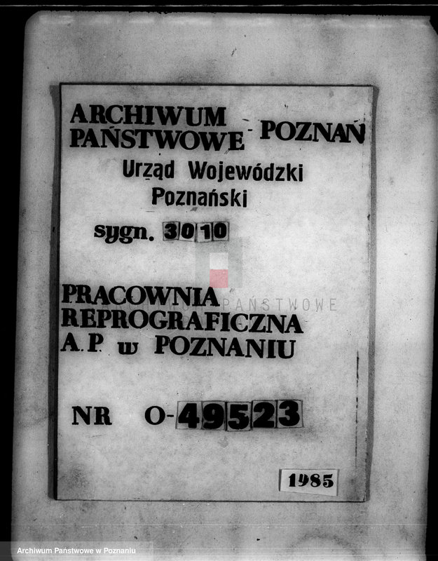 Obraz 1 z jednostki "Rejestr pomiarowy klasyfikacyjno-szacunkowy majątku Łobżenice"