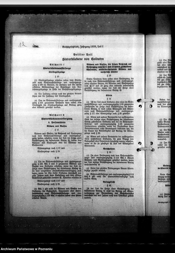 Obraz 16 z jednostki "Gesetz vom 30. 3. 36. mit Durchführungsverordnungen und Ausführungserlassen"