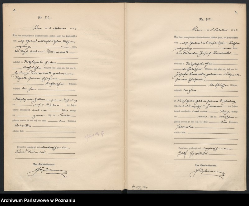 Obraz 14 z jednostki "Księga miejscowa urodzeń"