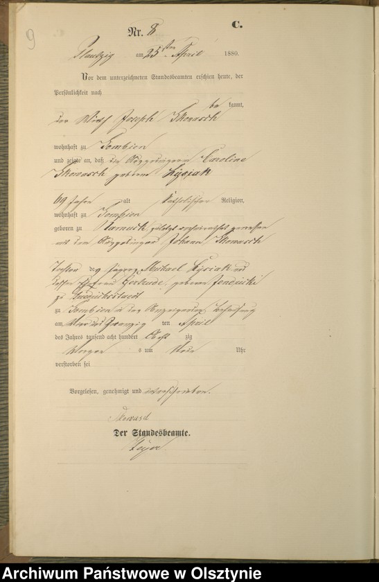 image.from.unit.number "Sterbe-Haupt-Register Nr 1 - 23"