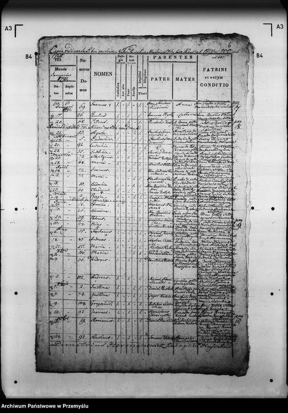 Obraz 10 z jednostki "[Kopie ksiąg metrykalnych parafii Hussaków z filiami Bojowice, Moczerady (dekanat Mościska)]"