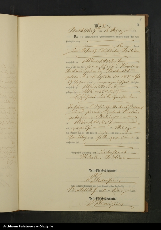 image.from.unit.number "Sterbe-Neben-Register Nr 1 - 27"