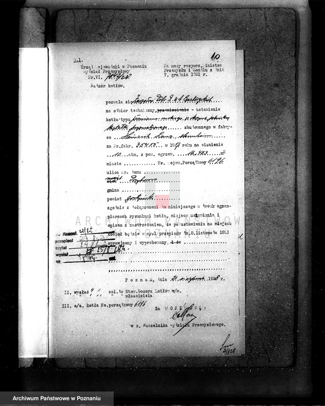 Obraz 15 z jednostki "Majętność Przyborowo pow. gostyński Zarząd Dóbr Książąt Czartoryskich nr woj. kotła 6196"