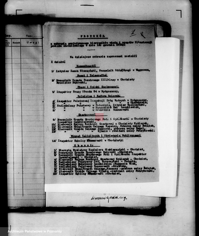 Obraz 4 z jednostki "Protokoły z zebrań periodycznych I instancji /kierowników władz i urzędów..."