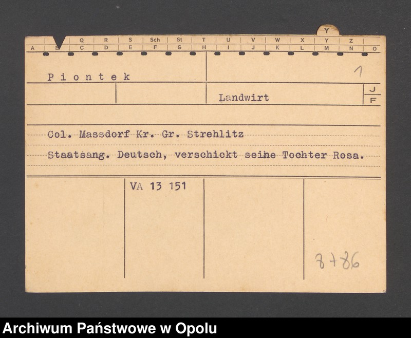 Obraz 3 z jednostki "[Piontek, zam. Gr. Massdorf]"