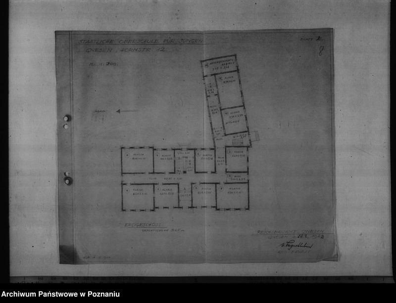 Obraz 12 z jednostki "Lagepläne verschiedener Schulgebäude"