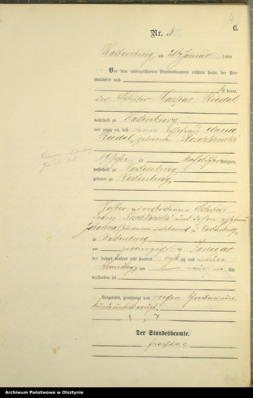 image.from.unit.number "Sterbe-Haupt-Register Nr 1 - 175"