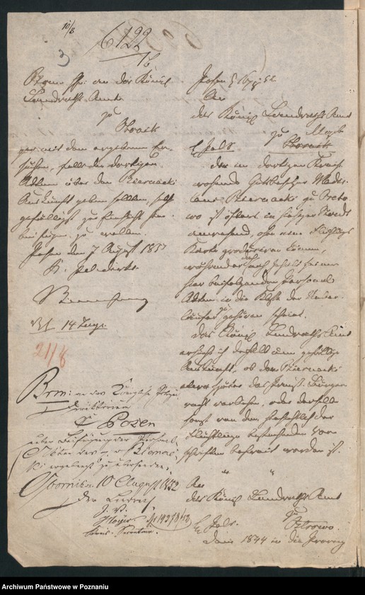 Obraz 7 z jednostki "A. betr. den polnischen Flüchtling Wladislaus /Wladimir/ von Biernacki"