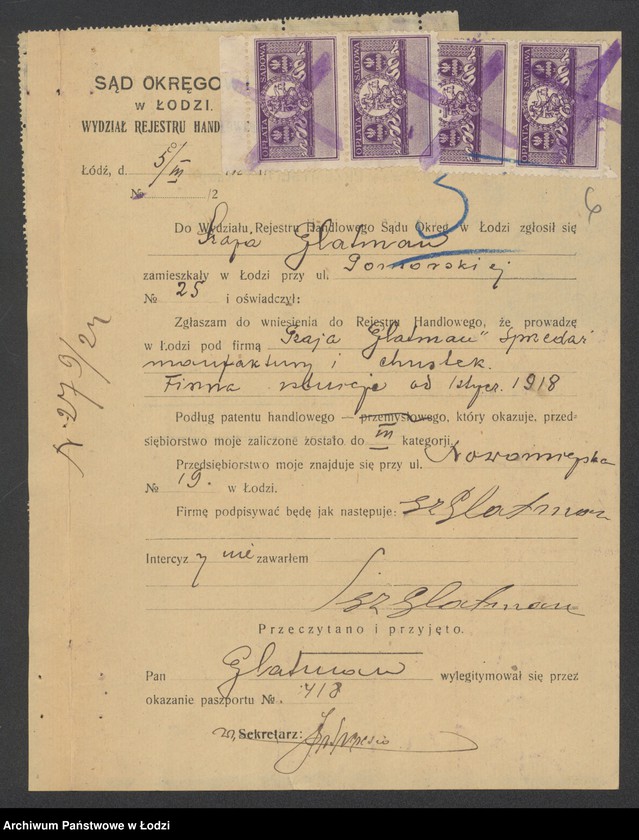 Obraz 8 z jednostki "Szaja Gutman- sprzedaż manufaktury i chustek"