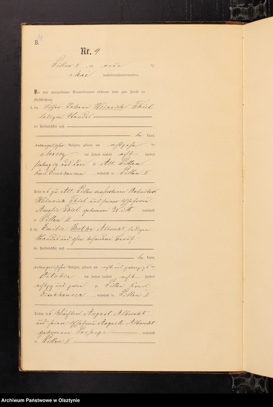 image.from.unit.number "Heiraths-Haupt-Register Nr 1 - 26"