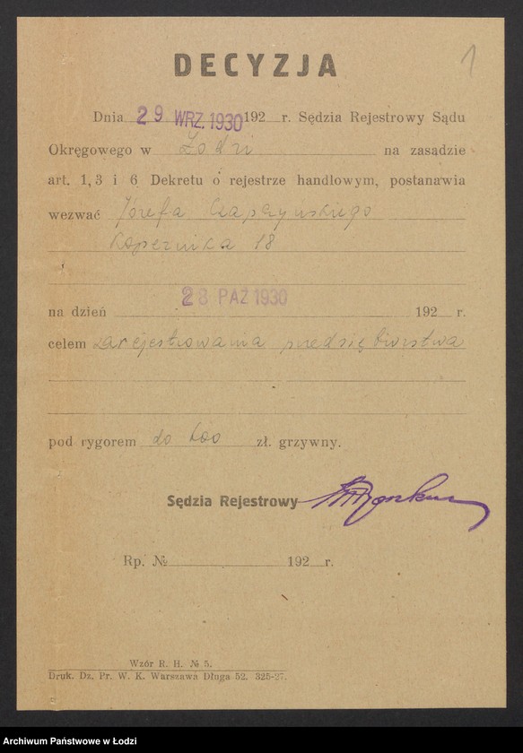 Obraz 3 z jednostki "Józef Czapczyński- sklep rzeźniczy"