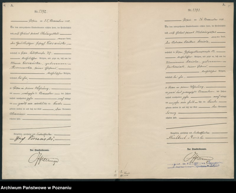 Obraz 5 z jednostki "Księga miejscowa urodzeń tom V [Rejestr główny urodzeń]"