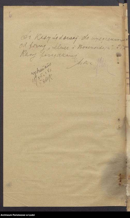 Obraz 8 z jednostki "Fiszel Zelwer i Moszek Bornstein - sprzedaż towarów manufakturowych"