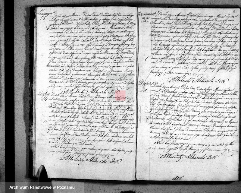 Obraz 7 z jednostki "Duplikat urodzonych, zaślubionych i zgonów"