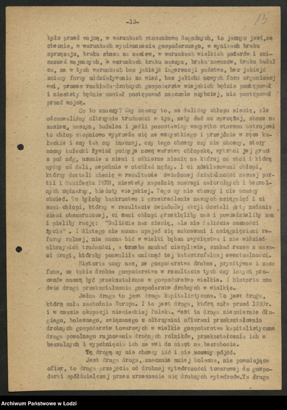 Obraz 14 z jednostki "Przemówienia tow. Hilarego Minca - Ministra Przemysłu"