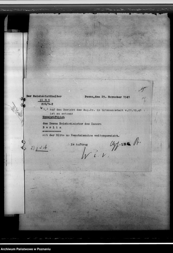 Obraz 11 z jednostki "Flecktyphus im Getto in Löwenstadt, in Zelow, Litzmannstadt (Łódź), Welun, Dobra, Pabianice. Pockenerkrankung"