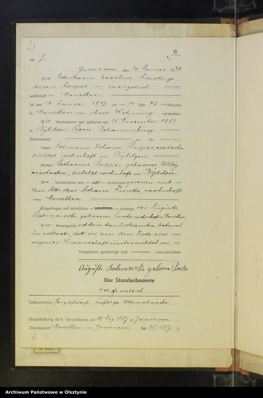 image.from.unit.number "Sterbebuch/Haupt-Register/Nr 1 - 24"