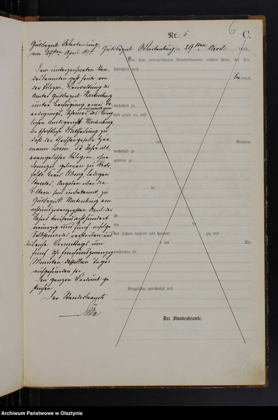 image.from.unit.number "Sterbe-Haupt-Register nr 1 - 13"