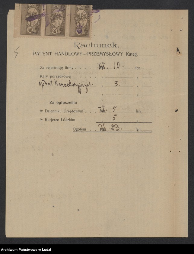 Obraz 7 z jednostki "Abe Hersz Rozensztajn- sprzedaż art. spożywczych i kolonialnych"